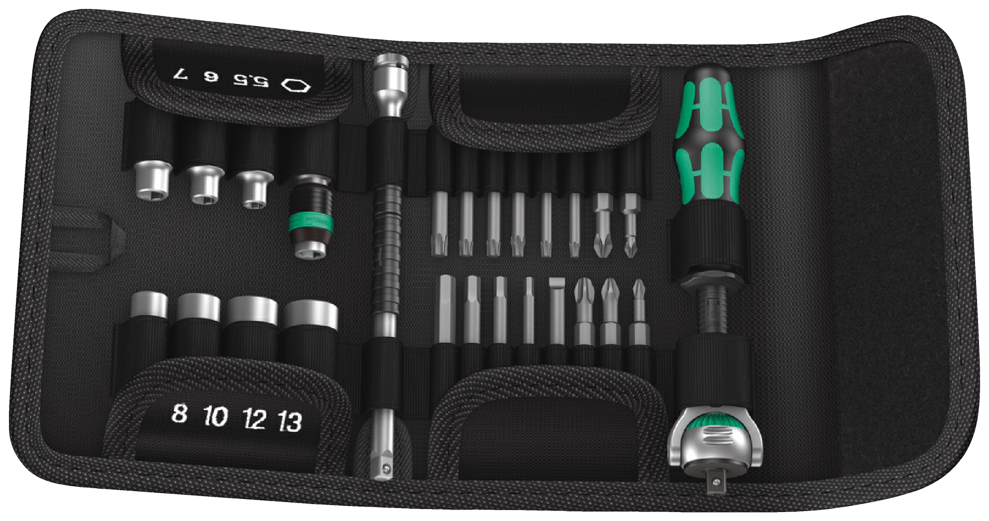 WERA Kraftform Kompakt Zyklop Speed, 26‑delig